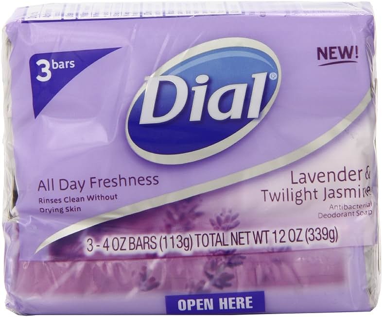 Dial Antibacterial Deodorant Soap Lavender & Twilight Jasmine - 3 CT - Product Image