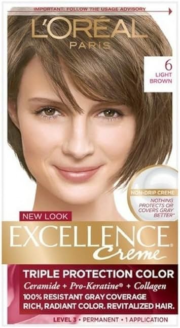 L’Oreal ParisExcellence Creme, Light Brown [6] 1 Each - Product Image