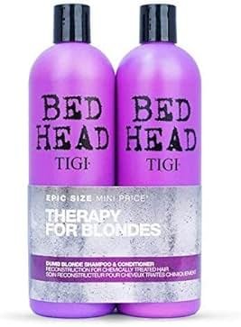 Tigi Tigi Bed Head Dumb Blonde Shampoo & Reconstructor Conditioner Duo Pack, 50 Oz - Product Image