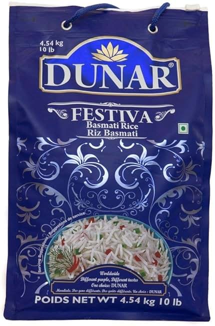 Dunar - Festiva Pusa Basmati Rice, 10 Lb - Product Image