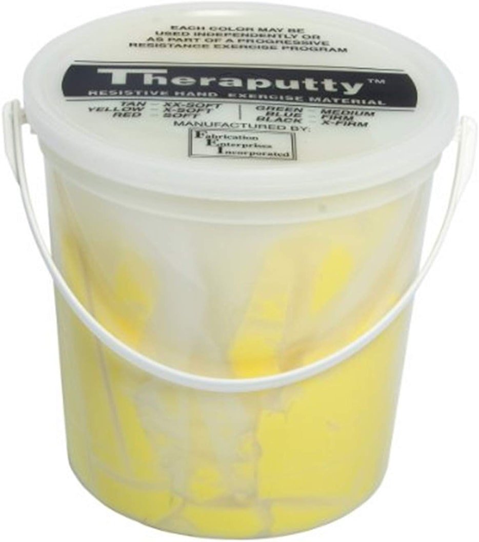 CanDo TheraPutty Scented Hand Exercise Putty for Rehabilitation, Exercises, Hand Therapy, Occupational Therapy, Banana Yellow X-Soft 5lb - Product Image