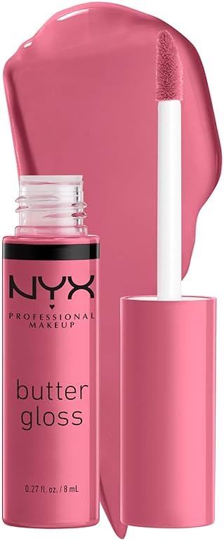 NYX PROFESSIONAL MAKEUP Butter Gloss, Non-Sticky Lip Gloss - Angel Food Cake (True Mauve) - Product Image