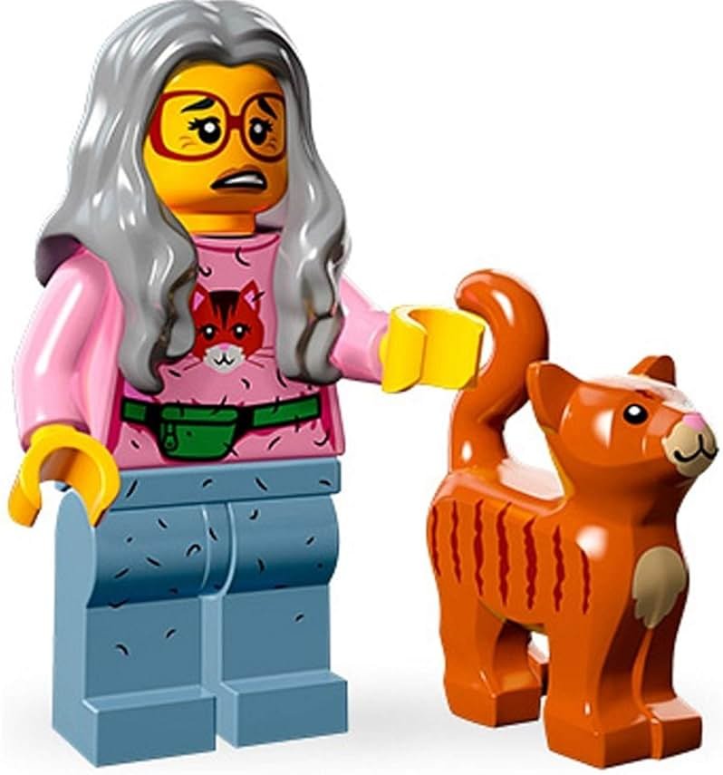 LEGO The Movie Minifigure Series Mrs. Scratchen-Post Cat Lady 71004-6 - Product Image