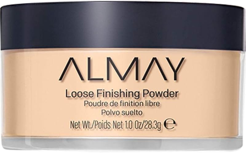 Almay Setting Powder, Face Makeup, Matte Loose Powder, Hypoallergenic, Cruelty Free, 200 Light Medium, 1 Oz - Product Image