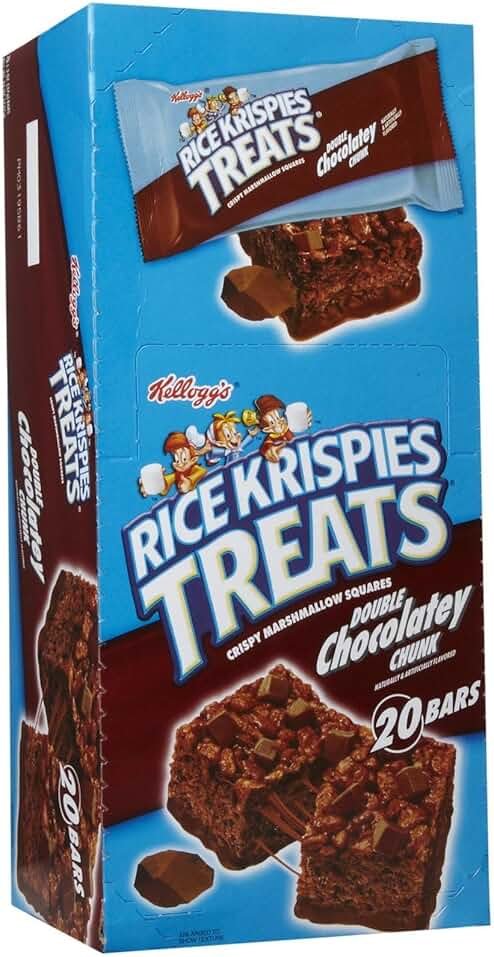 Kellogg's Rice Krispies Treats Double Chocolatey Chunk Bars-1.3 oz, 20 ct - Product Image