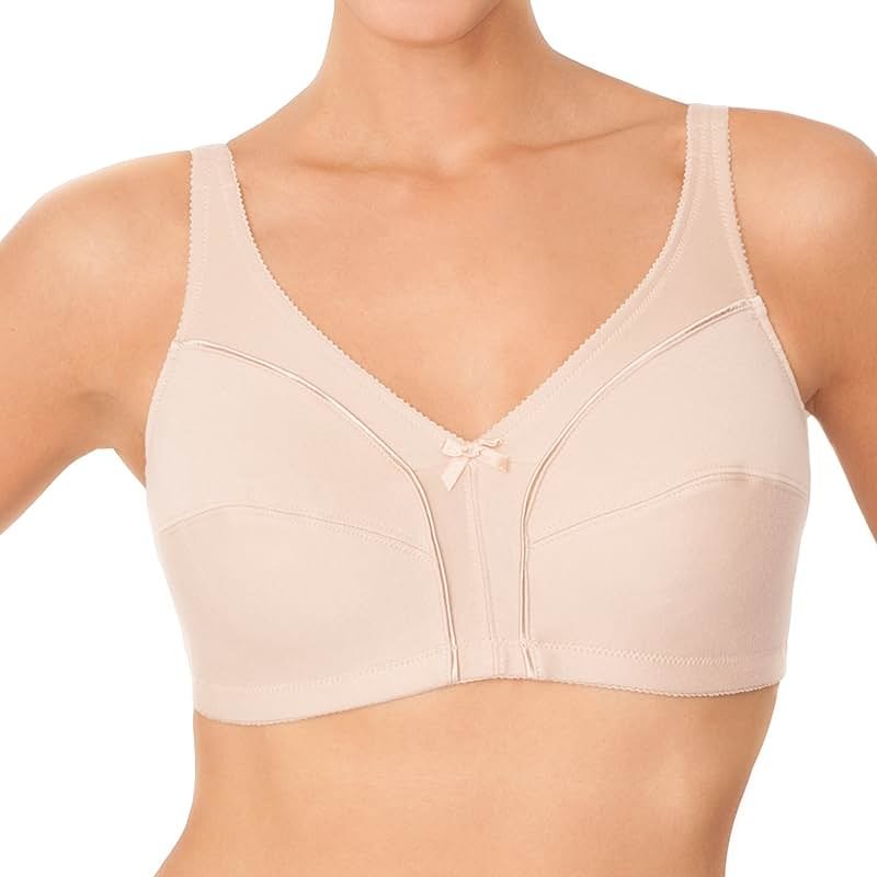 Fruit of The Loom Women's Cotton Soft Cup Bra – Wire-Free with Seamed Design for Extra Support - Product Image