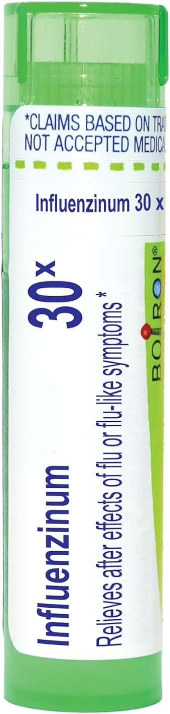 Boiron Influenzinum 30X for After Effects of Flu or Flu-Like Symptoms - 80 Pellets - Product Image