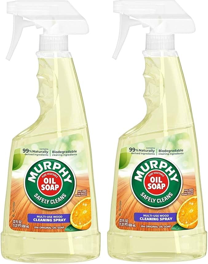 Murphy Oil Multi-Use Wood Cleaner Spray with Orange Oil, 22 Fl Oz (Pack of 2) - Product Image