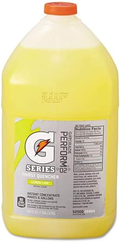 Gatorade Liquid Concentrate, Lemon Lime, 1 Gallon - Product Image