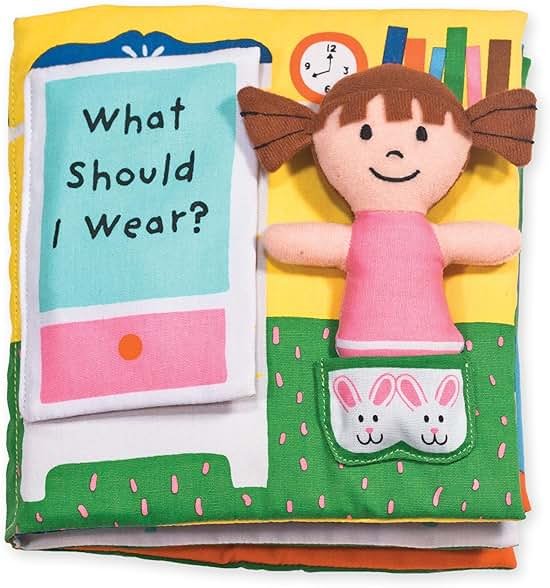 Melissa & Doug Soft Activity Baby Book - What Should I Wear? - Product Image