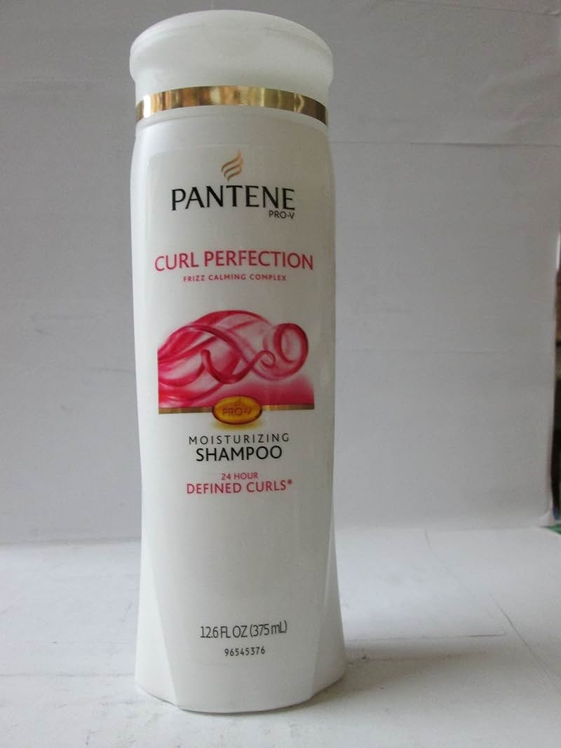 Pantene Pro-V Curly Hair Curl Perfection Moisturizing Shampoo, 12.6 oz, (Pack of 2) - Product Image