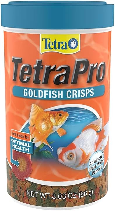 Tetra TetraPro Goldfish Crisps Fish Food, enhanced with biotin for optimal health, 3.03 oz - Product Image