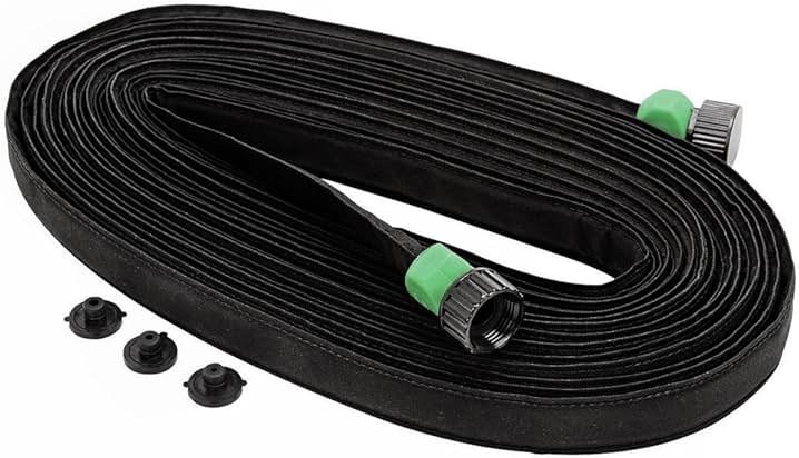 Heavy Duty Nylon Standard 3/4 X 50 Flat Soaker Seeper Drip Irrigation Hose - Product Image