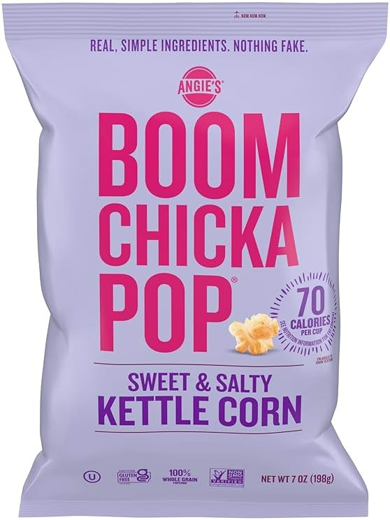 Angie's BOOMCHICKAPOP Sweet and Salty Kettle Corn Popcorn, 7 Ounce - Product Image