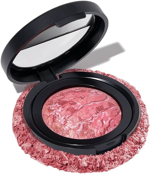 LAURA GELLER NEW YORK Baked Blush-n-Brighten for Mature Skin - 02 Tropic Hues - Powder Blush Won't Settle into Fine Lines - Buildable Natural Finish – Longlasting Formula - Made in Italy​ - Product Image