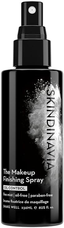 Skindinavia The Makeup Finishing Spray, Oil Control Makeup Setting Spray, All-Day Wear, Long-Lasting Up to 16+ Hours, Heat-Resistant & Waterproof, Fine Mist, 8.0 Oz - Product Image