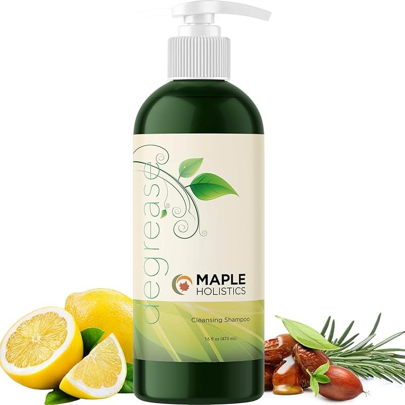 Oily Hair Shampoo for Greasy Hair - Clarifying Shampoo for Oily Hair and Dry Scalp Cleanser for Build Up - Deep Cleansing Shampoo for Oily Scalp Toner with Purifying Essential Oils for Hair Care - Product Image