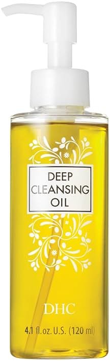 DHC Deep Cleansing Oil Medium, Facial Cleansing Oil, Makeup Remover, Cleanses without Clogging Pores, Residue-Free, Fragrance and Colorant Free, All Skin Types, 4.1 fl. oz. - Product Image