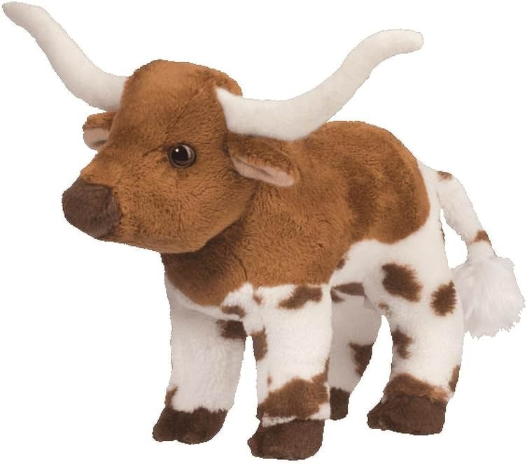 Douglas Zeb Texas Longhorn Bull Plush Stuffed Animal - Product Image