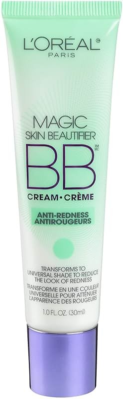 L'Oréal Paris Makeup Magic Skin Beautifier BB Cream Tinted Moisturizer, Anti-Redness, 1 fl oz, 1 Count - Product Image