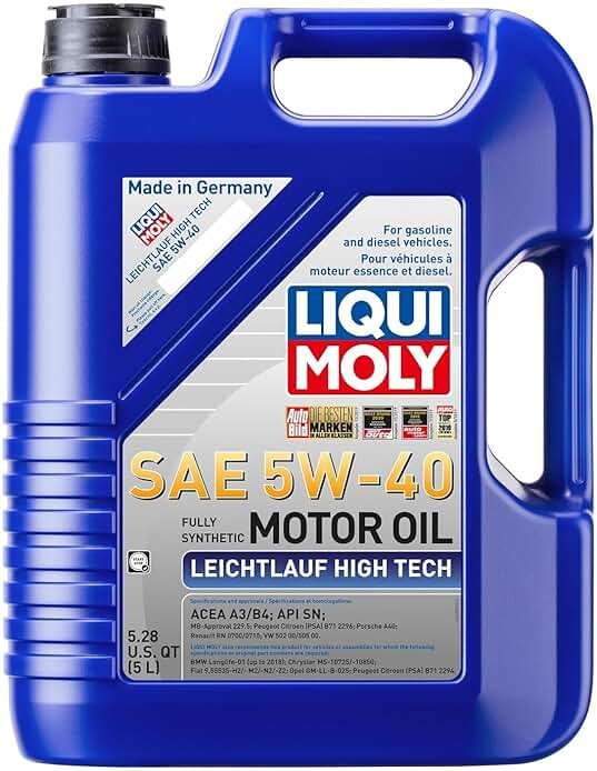 Liqui Moly Leichtlauf High Tech SAE 5W-40 | 5 L | Synthesis Technology Motor Oil | SKU: 2332 - Product Image