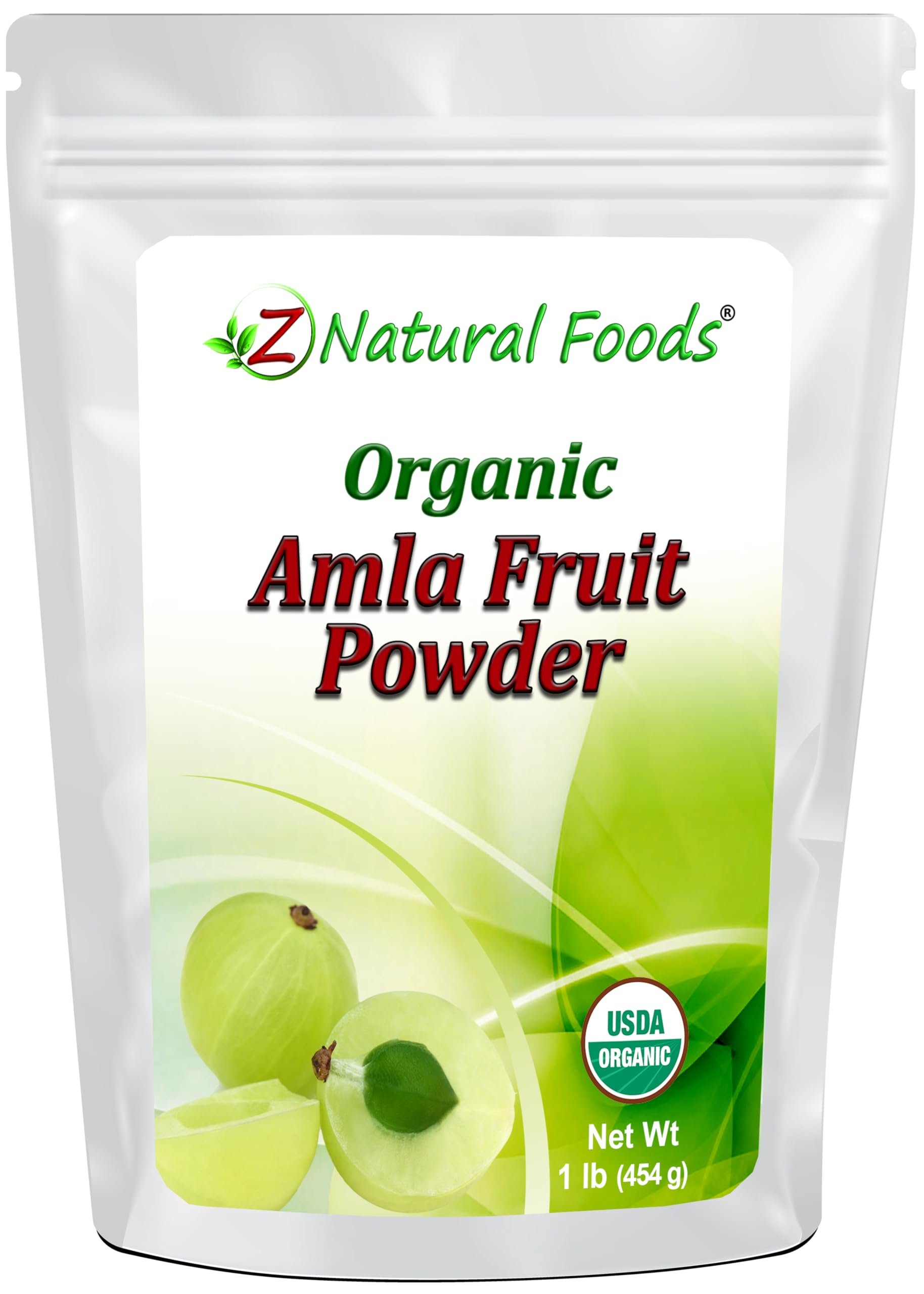 Organic Amla Fruit Powder (Amalaki or Indian Gooseberry) - Support Healthy Digestion - Amazing Superfood Rich in Antioxidants - Grown in India - Raw, Vegan, Non GMO, Gluten Free - 1 lb - Product Image