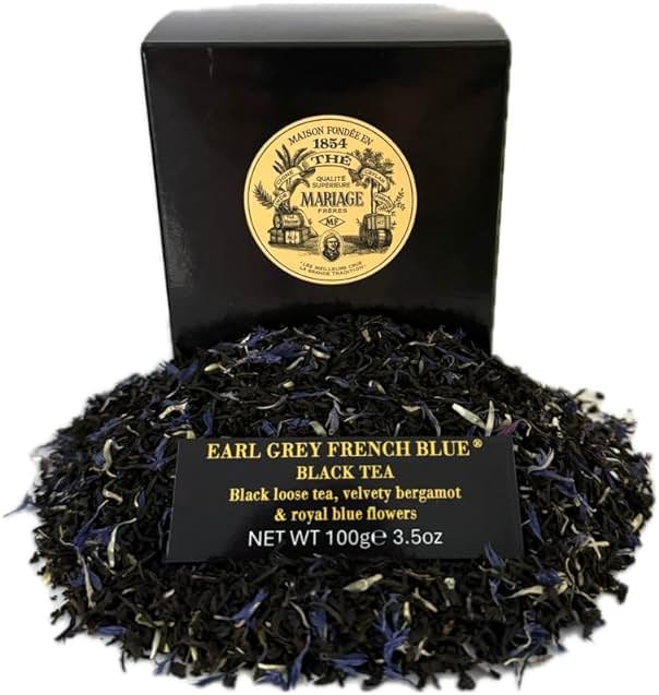 Mariage Freres Earl Grey French Blue, Black Tea 100g 3.5oz Loose Tea (1 Pack) - Product Image