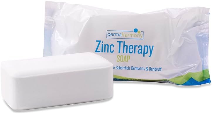 Dermaharmony 2% Pyrithione Zinc (ZnP) Bar Soap 4 oz - Crafted for Those with Skin Conditions - Seborrheic Dermatitis, Dandruff, Psoriasis, Eczema, etc. - Product Image