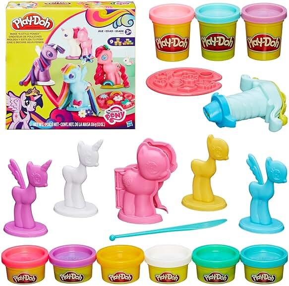 Play-Doh Make & Style Ponies Set, My Little Pony Toys and Figures, Kids Arts and Crafts Playset (Amazon Exclusive) - Product Image