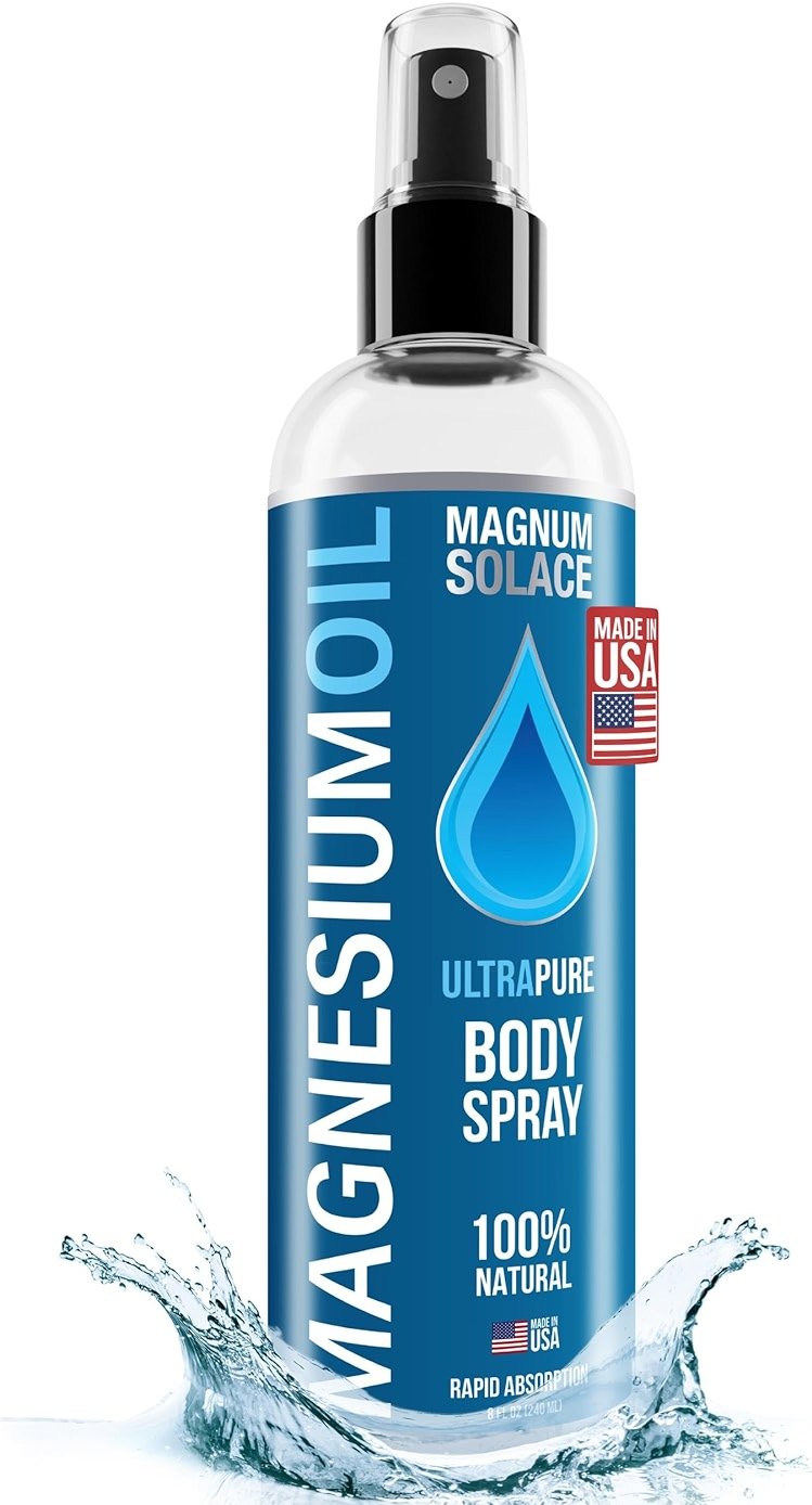 Pure Magnesium Oil Spray - 100% Natural Magnesium Spray - Sourced from the Sea - Product Image