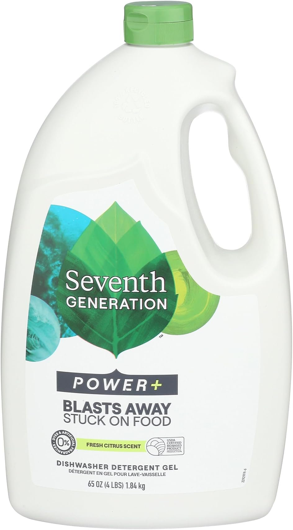 Seventh Generation Ultra Power Plus Auto Dish Gel, Fresh Citrus Scent, 65 Ounce - Product Image