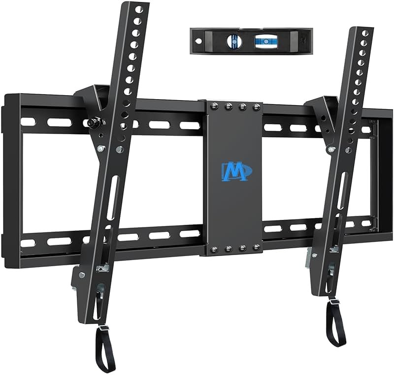 Mounting Dream TV Wall Mount for Most 37-75 Inch TVs, Universal Tilt TV Mount Fit 16", 18", 24" Stud with Loading Capacity 132lbs, Max Vesa 600 x 400mm, Low Profile Flat Wall Mount TV Bracket - Product Image