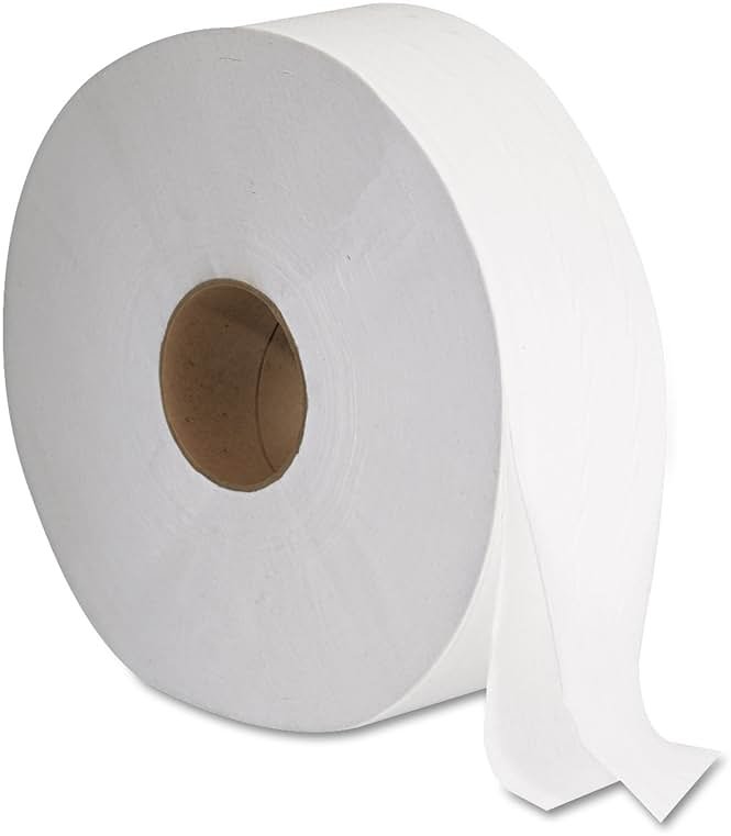 GEN 1513 JRT Jumbo Bath Tissue, 2-Ply, White, 12" Diameter (Case of 6) - Product Image