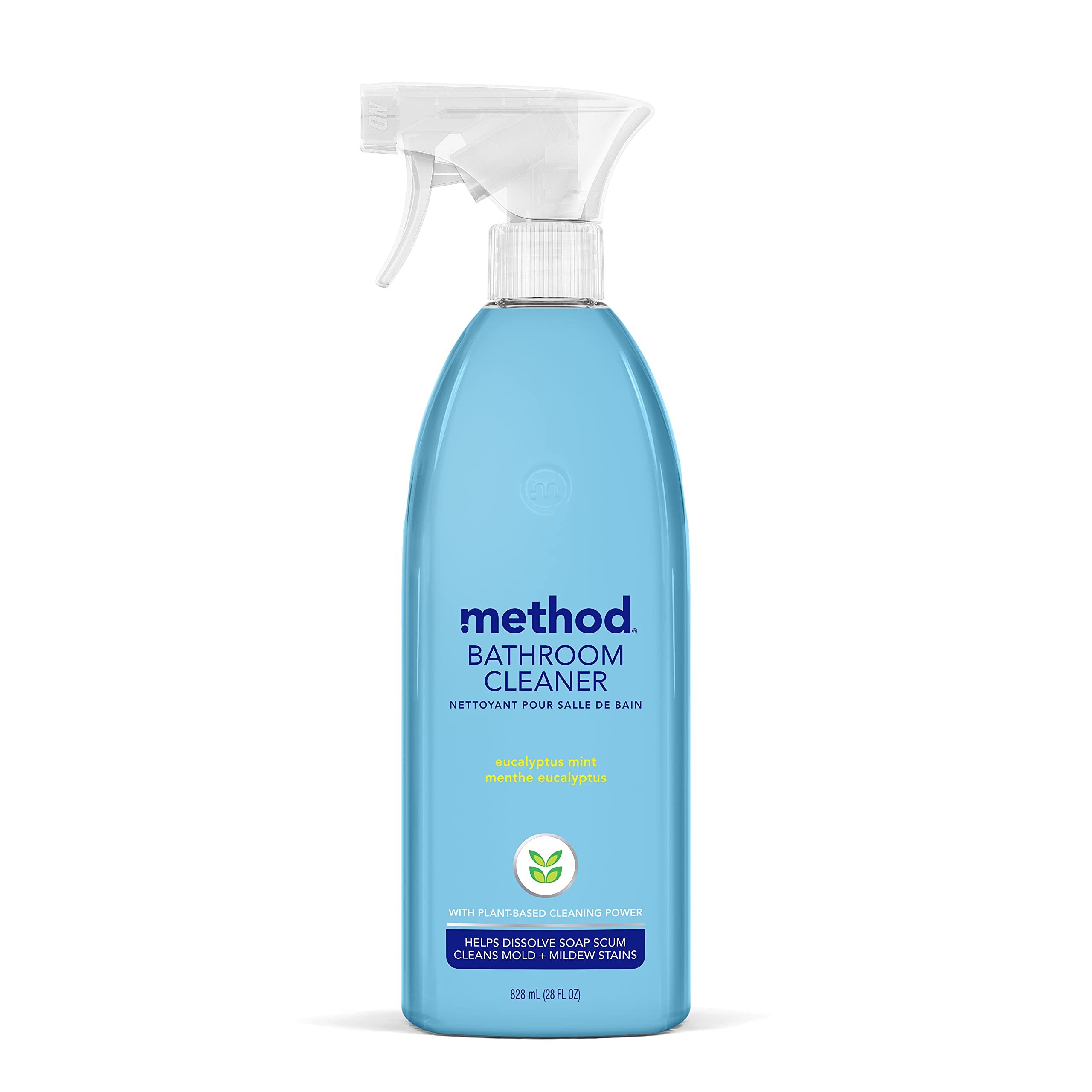 Method Bathroom Cleaner, Removes Mold + Mildew Stains, Eucalyptus Mint, 28 Fl Oz - Product Image