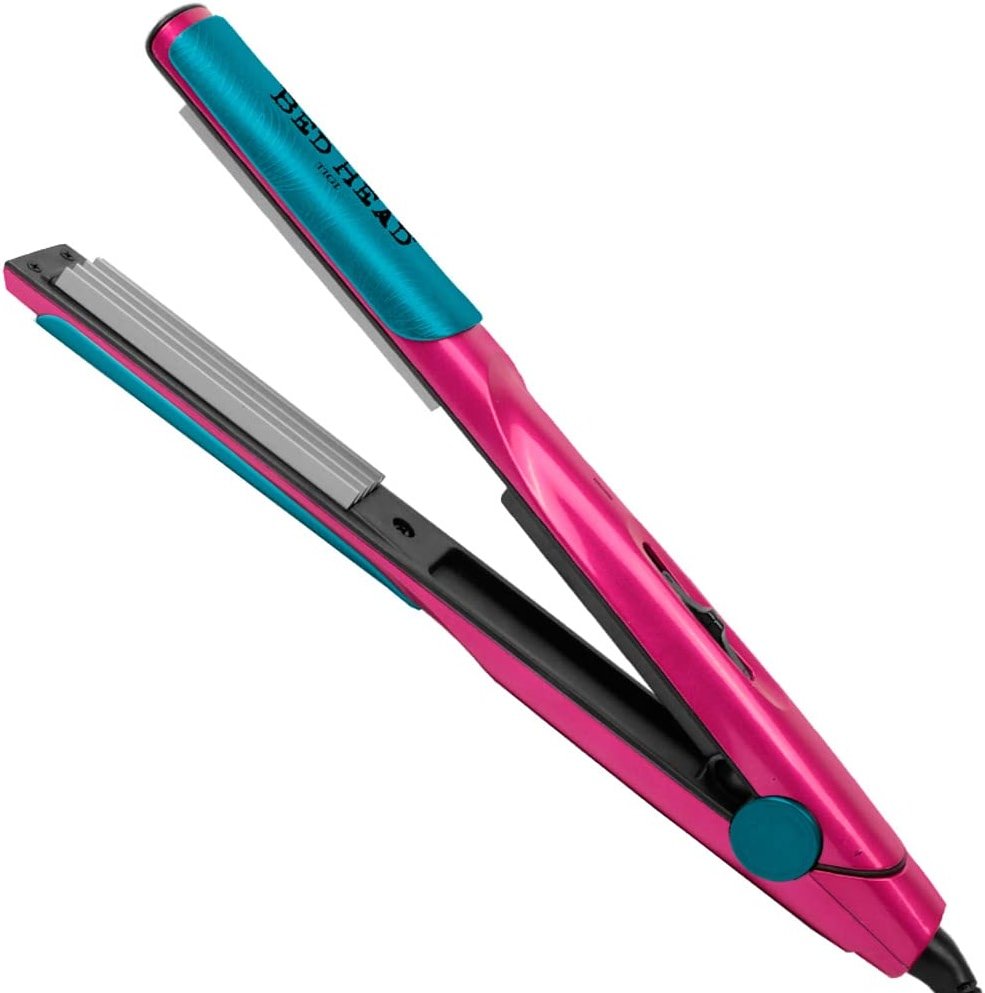 Bed Head Little Tease Hair Crimper | Small Texture, Pumped-Up Volume, & Extra Shine | Crimper Hair Tool with Tourmaline Ceramic Coating for Less Damage (1 in) - Product Image