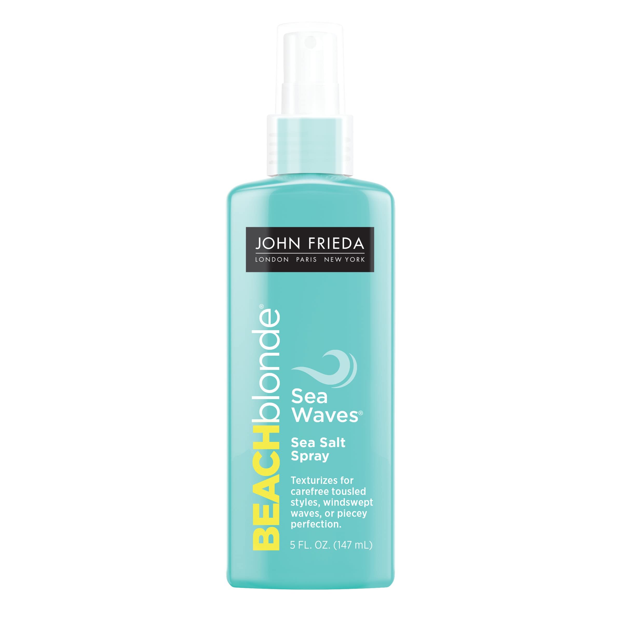 John Frieda Beach Blonde Sea Waves Texturizing Spray with Natural Salt for Tousled, Wavy Volume - 5 Ounce - Product Image