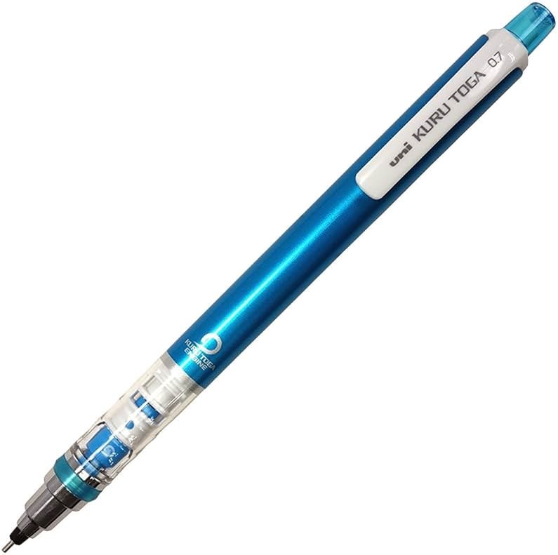 Uni Mechanical Pencil Kurutoga Standard 0.7mm, Blue (M74501P.33) - Product Image