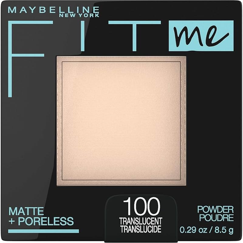 Maybelline Fit Me Matte + Poreless Pressed Face Powder Makeup & Setting Powder, Translucent, 1 Count - Product Image