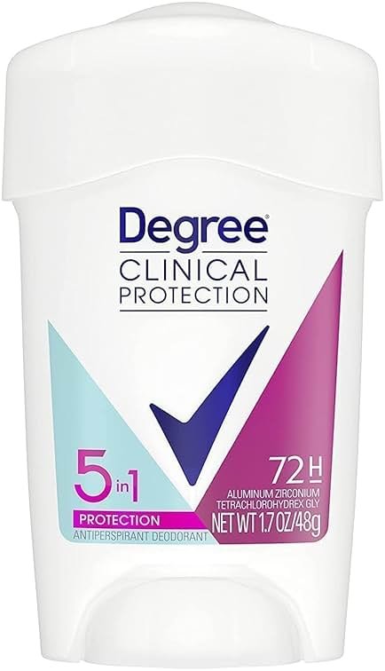 Degree Clinical Strength Antiperspirant Deodorant Original Soft Solid 96-Hour Sweat and Odor Protection 5x Types of Sweat 1.6 oz - Product Image
