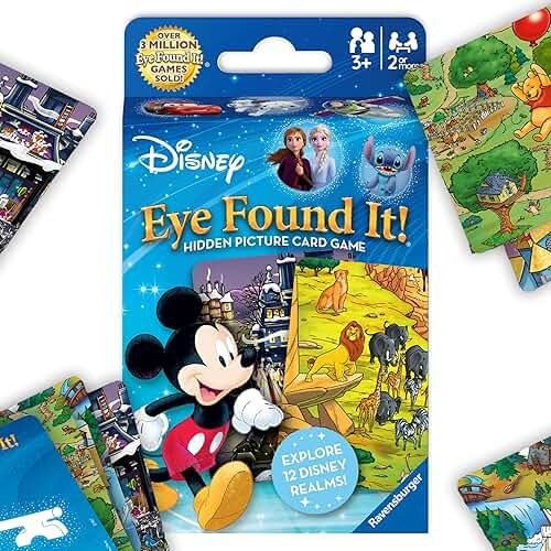 Ravensburger Eye Found It! World of Disney Card Game - Fun and Educational Spot It for Toddlers, Preschoolers, Boy and Girls Ages 3-8 - Family-Friendly for Endless Fun - Product Image