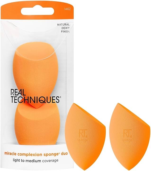 Real Techniques Miracle Complexion Sponge Duo, 2 Count - Product Image