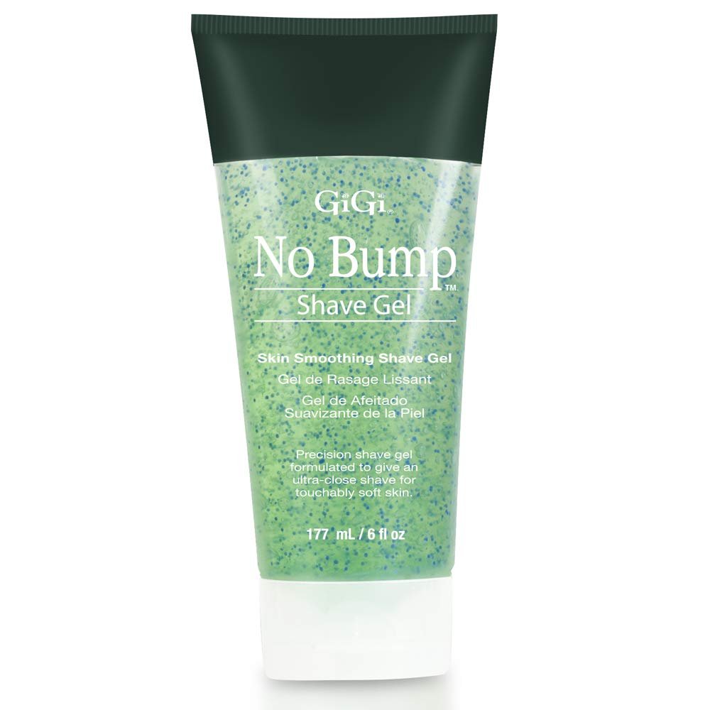 GiGi No Bump Skin Smoothing Shave Gel with Salicylic Acid, and Chamomile Extract, Prevents Ingrown Hairs, Bumps, and Razor Burns, 6 fl oz - 1 Pack - Product Image