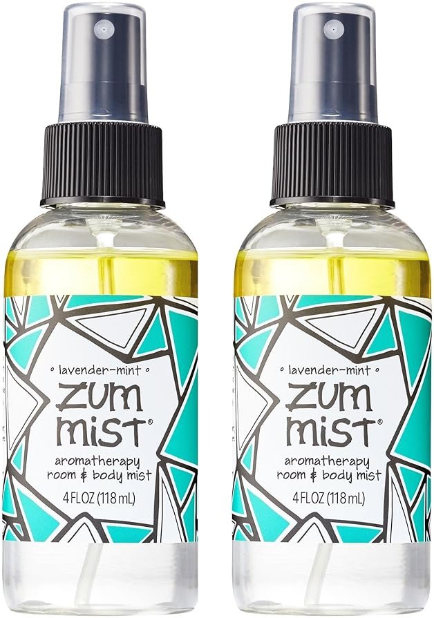 Indigo Wild Zum Mist Room & Body Spray - Aromatherapy Essential Oil Spray - Natural Body Mist & Room Spray - Lavender-Mint Scent - 4 fl oz (2 Pack) - Product Image