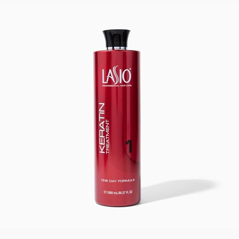 Lasio Keratin One Day Treatment – Frizz Elimination, Smoothing & Strengthening keratin hair treatment | Reduce 100% OF Frizz | Professional Salon Grade Formula | 35 oz - Product Image