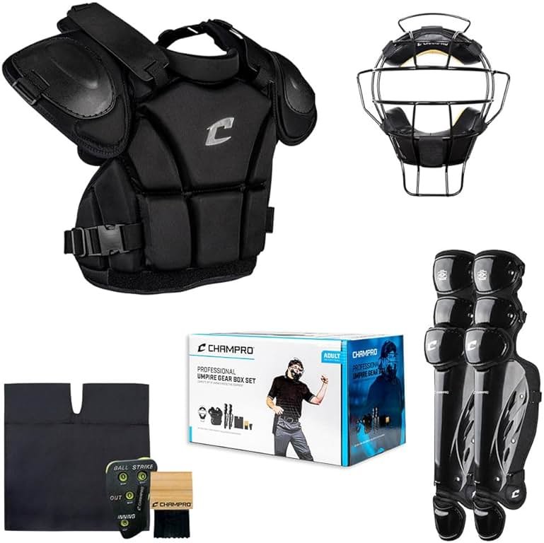 Champro Varsity Umpire Kit: Professional Grade Baseball/Softball Umpire Gear Box Set - Everything Included - Product Image