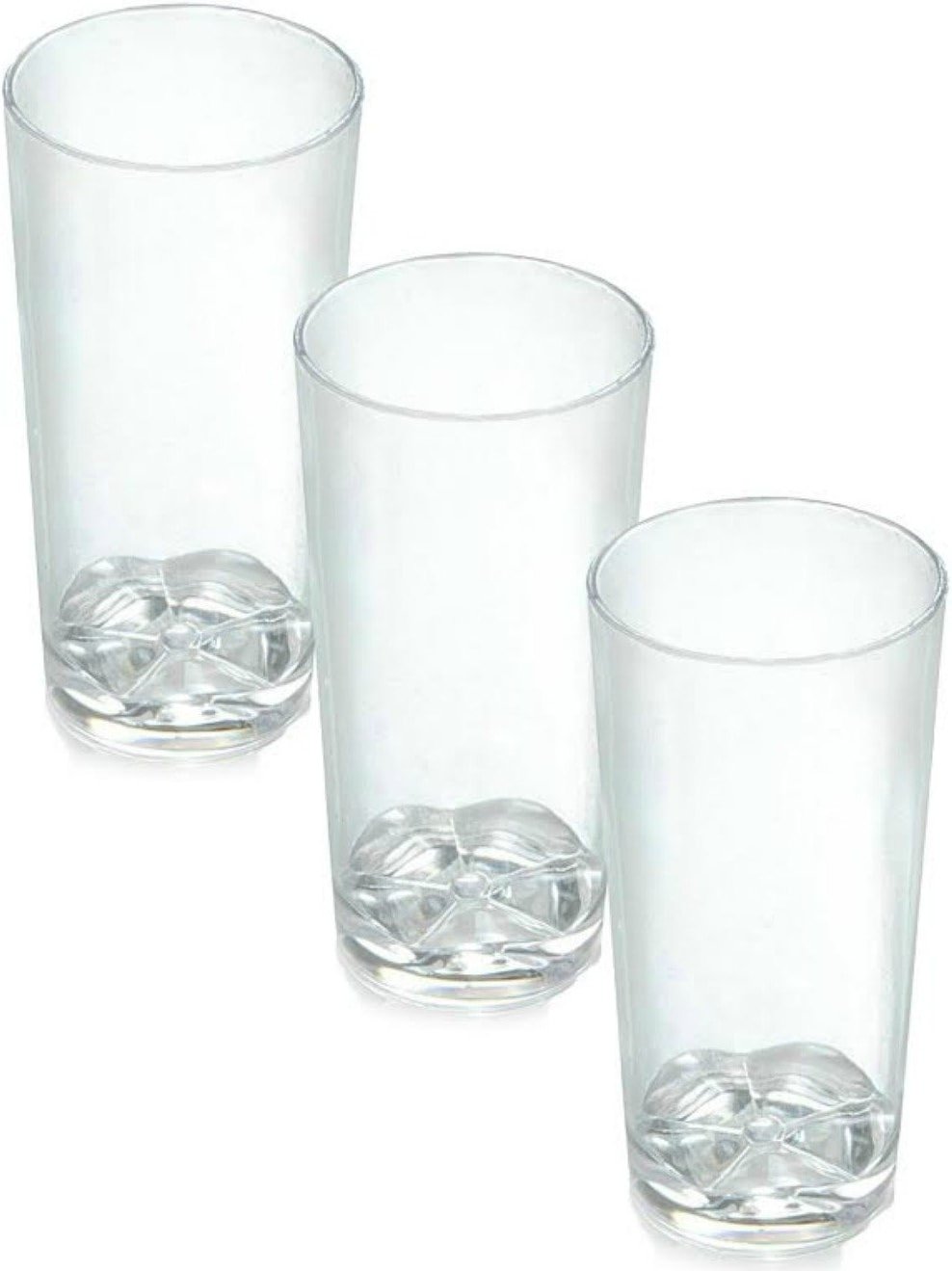 Zappy 52 Disposable Plastic Straight Wall Shooter Glasses 1.75 Oz Clear Tumblers - Tasting Sample Dessert Shooters Wine Beer Champagne Jello Cup Shot Glass Cups - Product Image