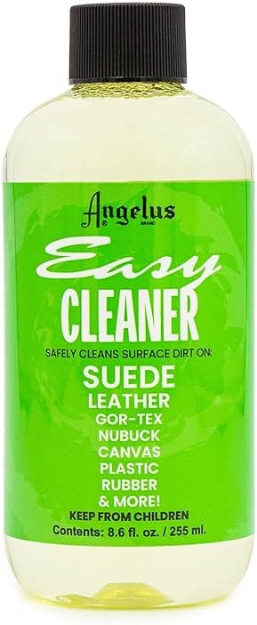 Angelus Easy Cleaner, Premium Shoe Cleaner, Safe For Sneakers, Leather, Suede, Canvas, and More – Removes Dirt and Stains | Made In USA - 8.6 fl oz - Product Image