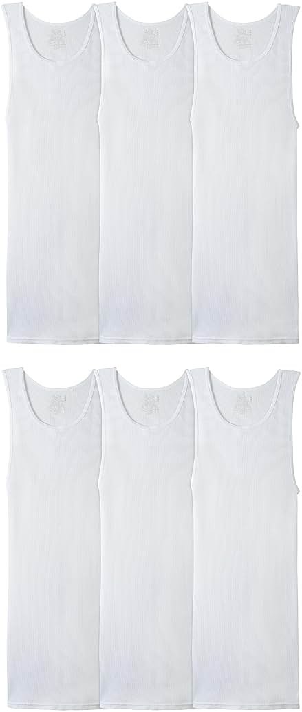Fruit of the Loom Men's Sleeveless Tag Free Moisture Wicking Tank A-Shirt - Product Image