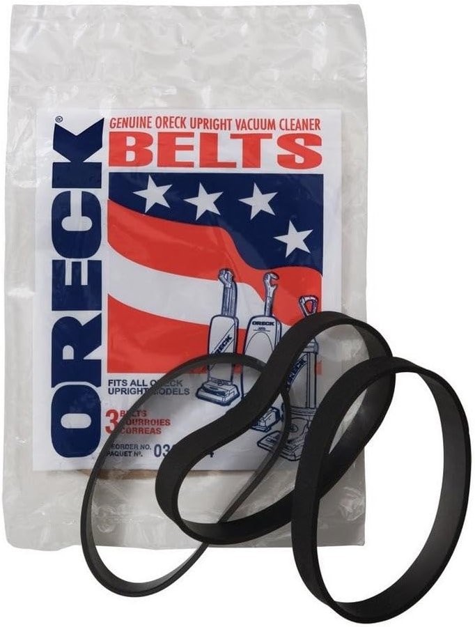 Oreck XL Series Upright Vacuum Cleaner Flat Belts 3 Pk Genuine Part # 75024-01 - Product Image