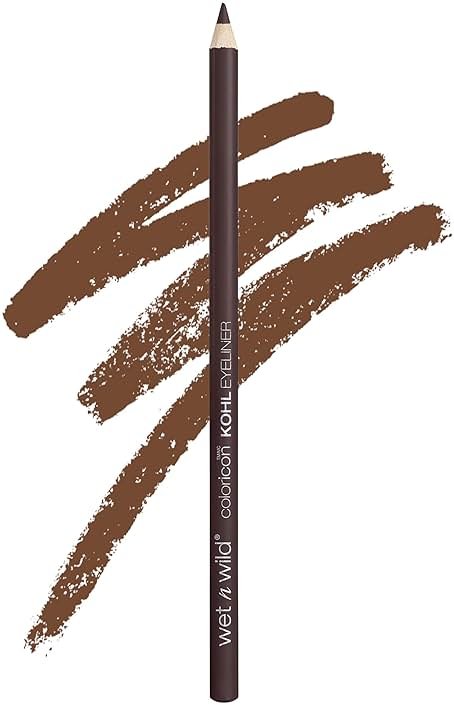 wet n wild Color Icon Kohl Eyeliner Pencil, Rich Hyper-Pigmented Color, Smooth Creamy Application, Long-Wearing Matte Finish Versatility, Cruelty-Free - Simma Brown Now! (Packaged) - Product Image